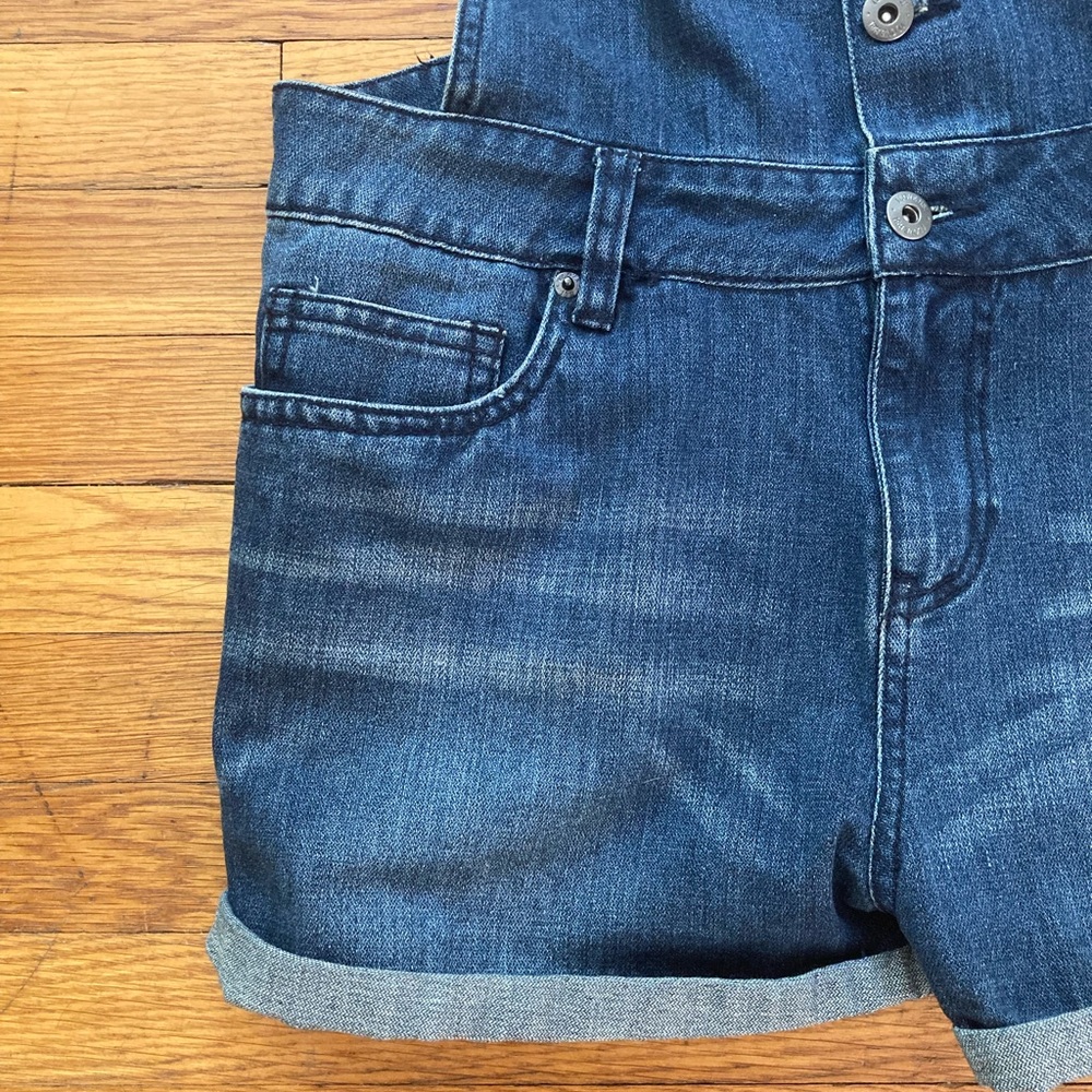 Denim shorts overalls - Picture 4 of 9